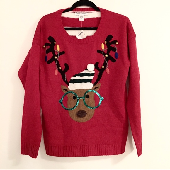 Ugly Christmas Sweater Sweaters - NEW REINDEER CHRISTMAS SWEATER
